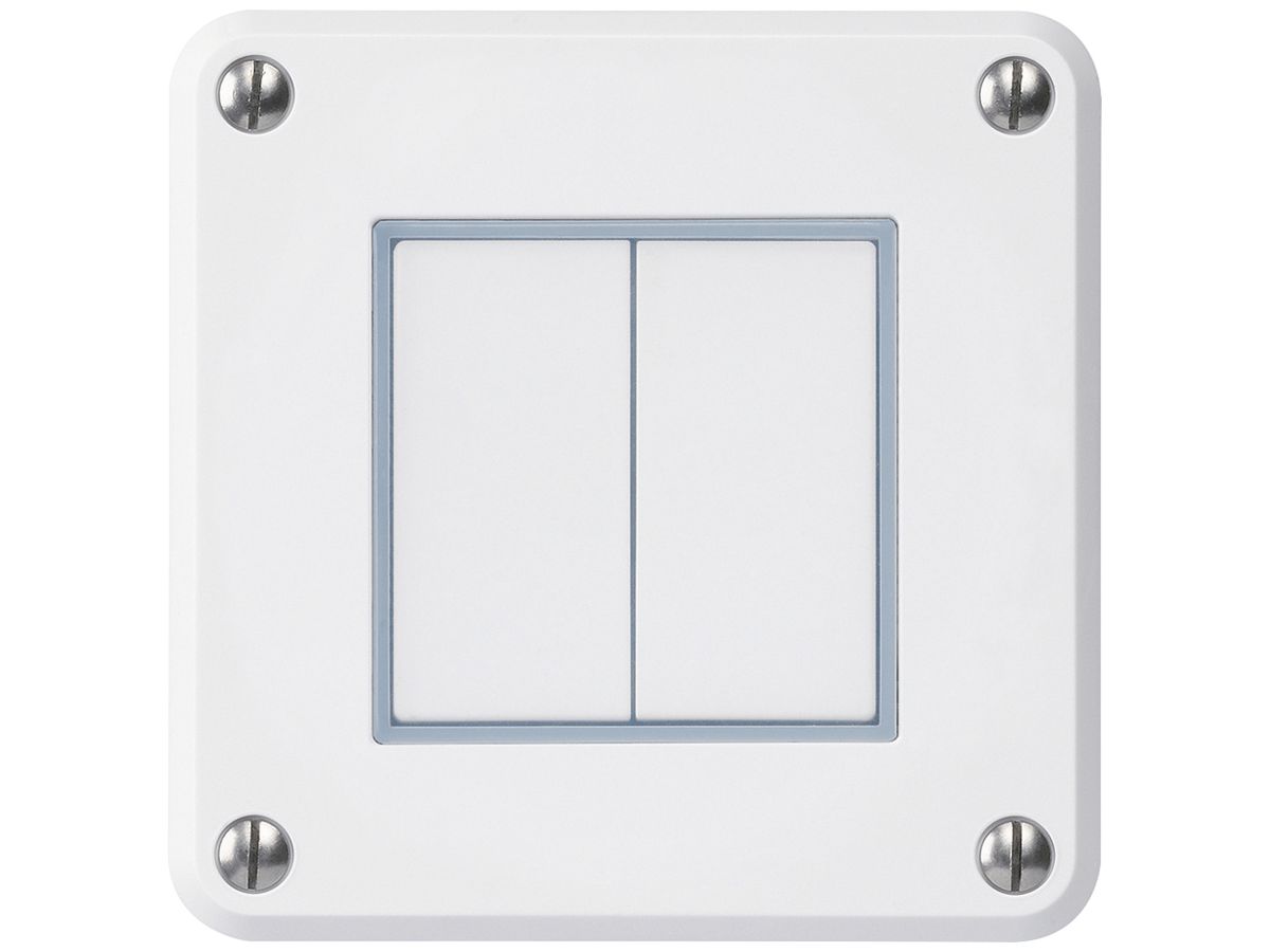 UP-Druckschalter robusto IP55 Schema 3/Drucktaster weiss