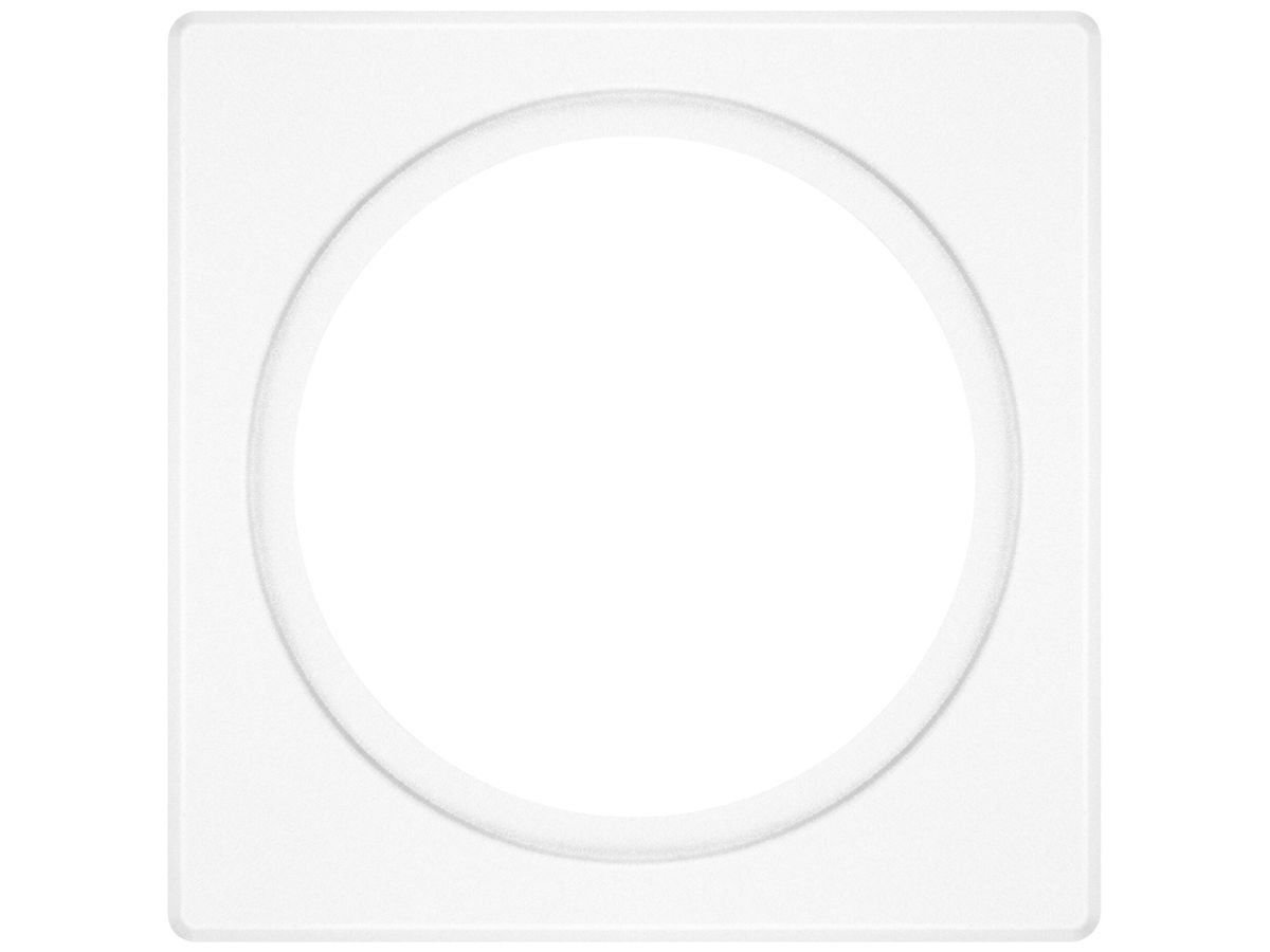 Abdeckplatte LEDVANCE FRAME Stahl 100×100mm 1×Ø68mm weiss