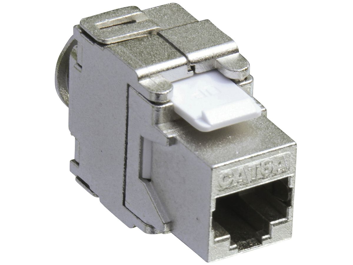 RJ45-Anschlussmodul VALUE, Keystone, Kat.6A/s, grau