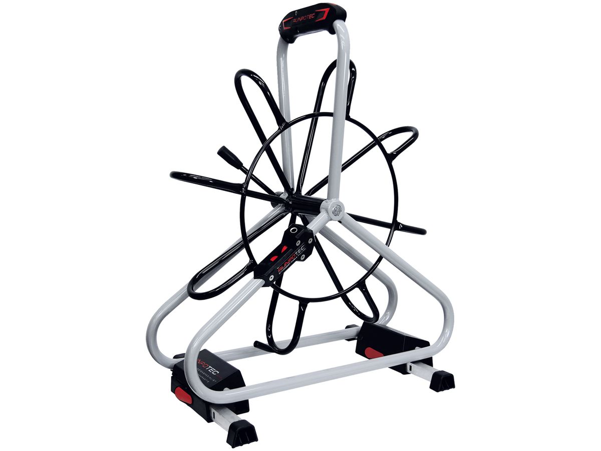 Stahlhaspel Runpotec Ø530mm 2×Auslaufsystem, für Ø6mm