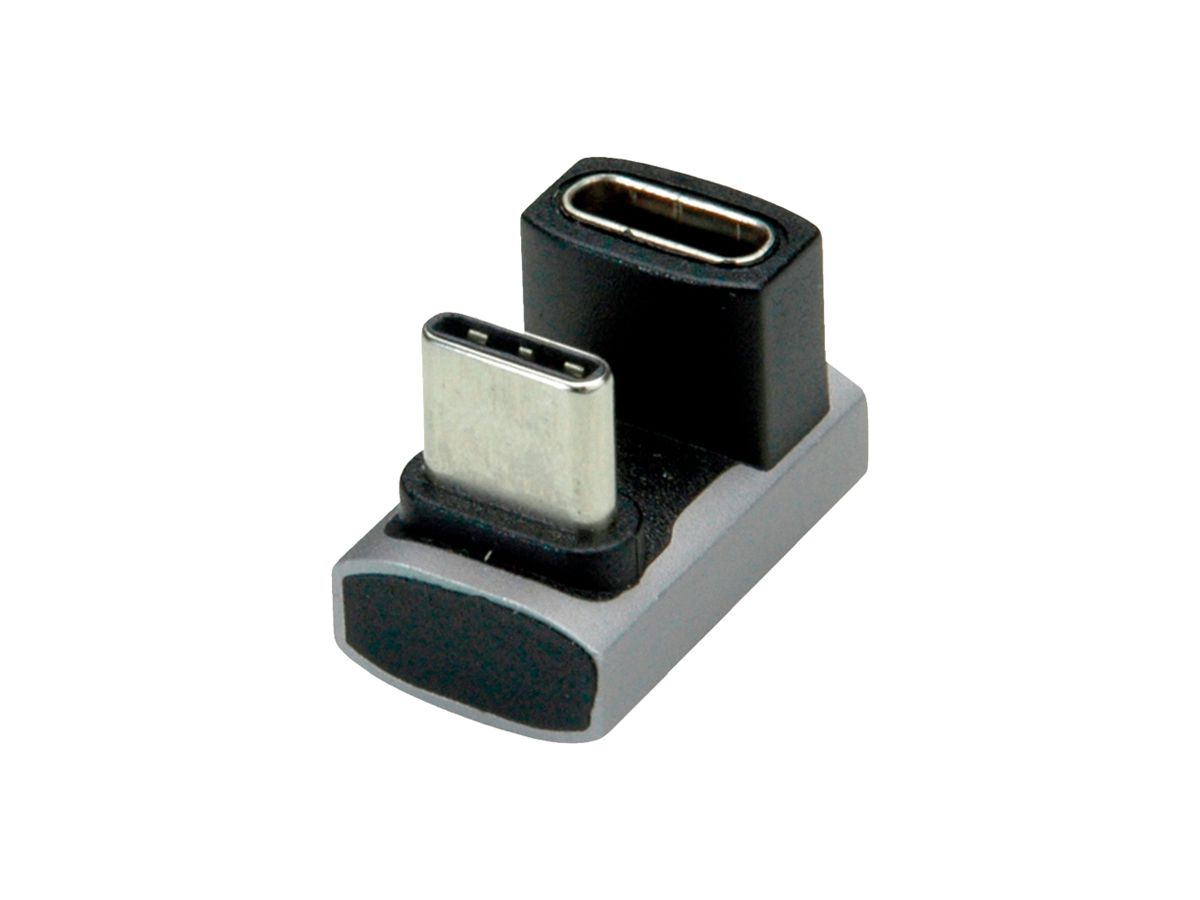 USB-Adapter ROLINE USB4 Gen3x2 40Gbit/s ST/BU 240W 180° USB-C/USB-C