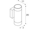 Wandleuchte SLV ASTINA UP/DOWN GU10 2×10W Ø70×200mm weiss