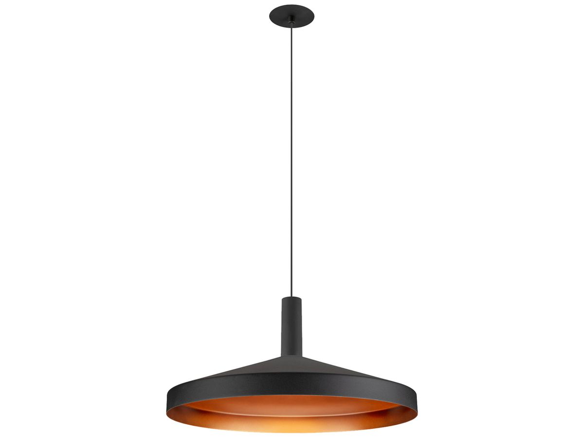 LED-Pendelleuchte SLV LALU TETRA 10W 700lm 2700…3000K DIM Ø360×190mm schwarz