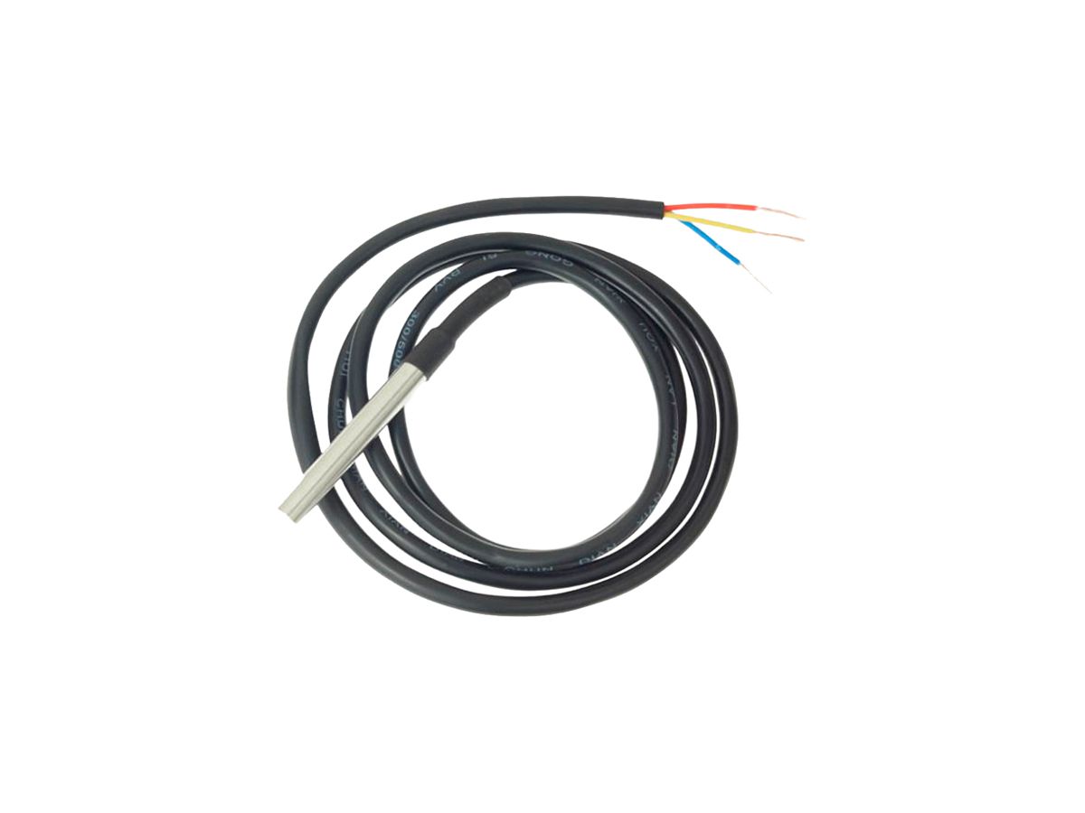 Temperatursensor Shelly DS18B20 -55…125°C 3…5.5V Ø6mm 3m