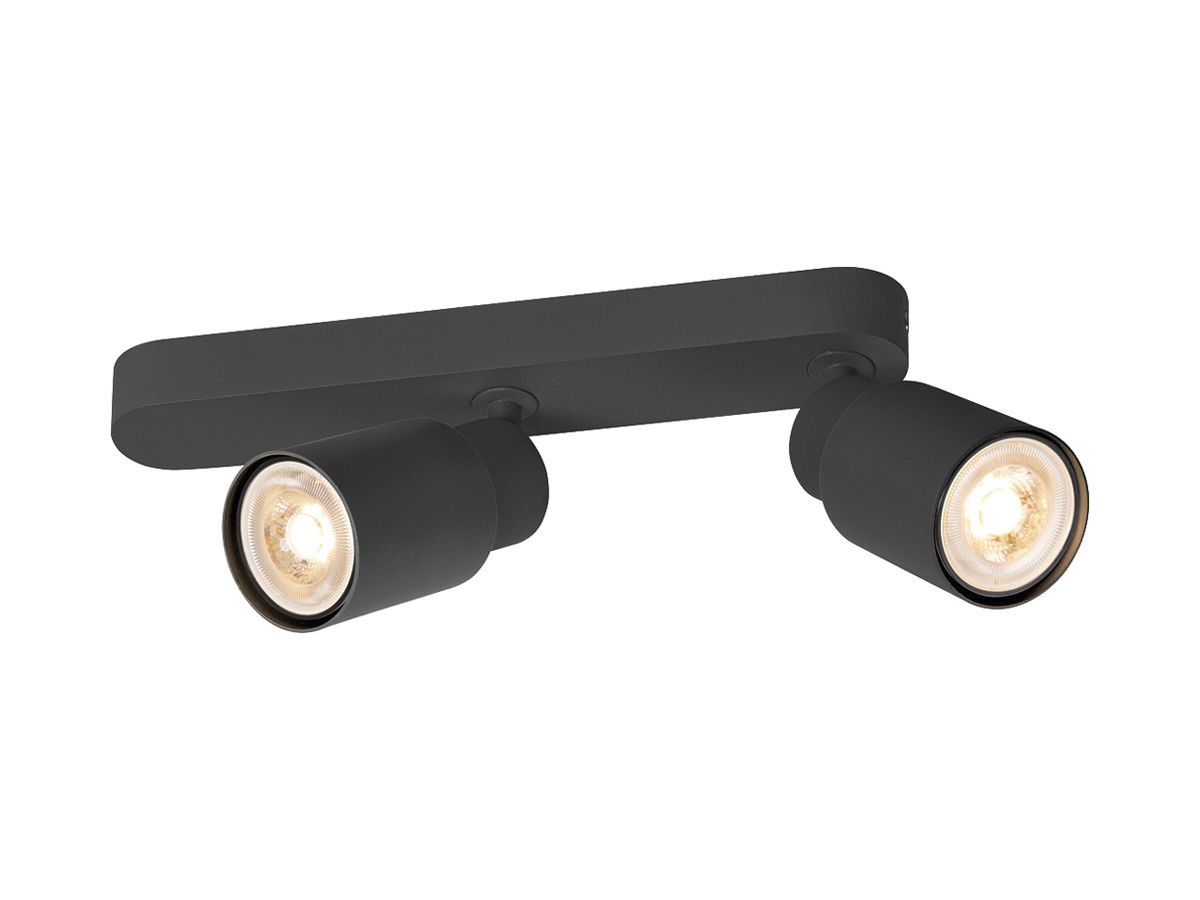 Spot SLV PURI 2.0 Tube CW GU10 2×6W DIM 258×42×138mm schwarz