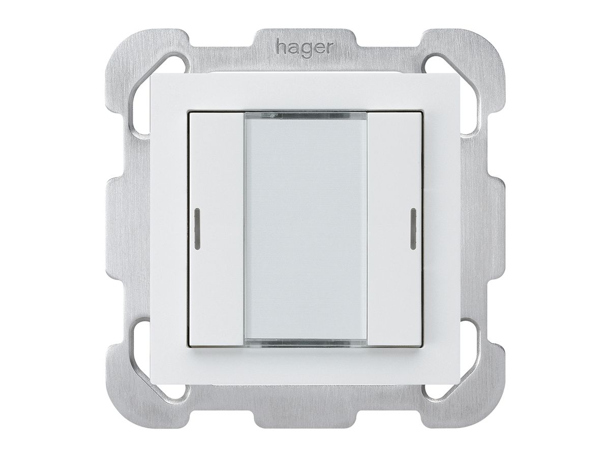 UP-Taster kallysto B KNX 2× RGB LED s/e-link weiss