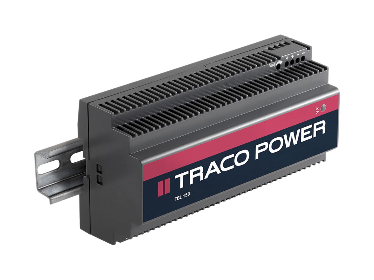 REG-Netzteil Traco TBL 150-124, 150W 6.25A 24VDC 10TE