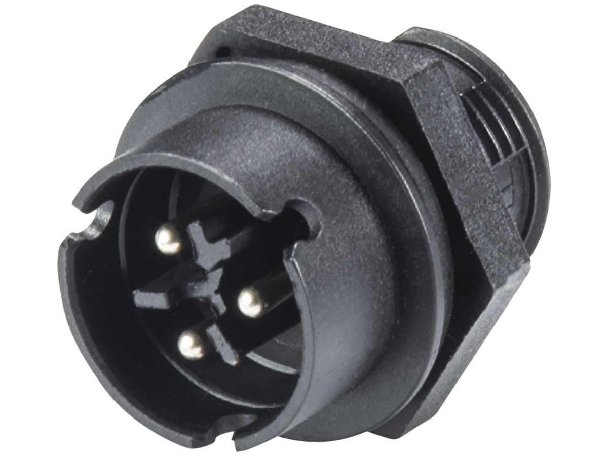 Stecker Wieland RST08i3 S S1 M02H SW 3×1mm² schwarz