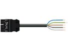 Anschlussleitung WAGO 5×1.5mm² Stecker-freies Ende 1m schwarz