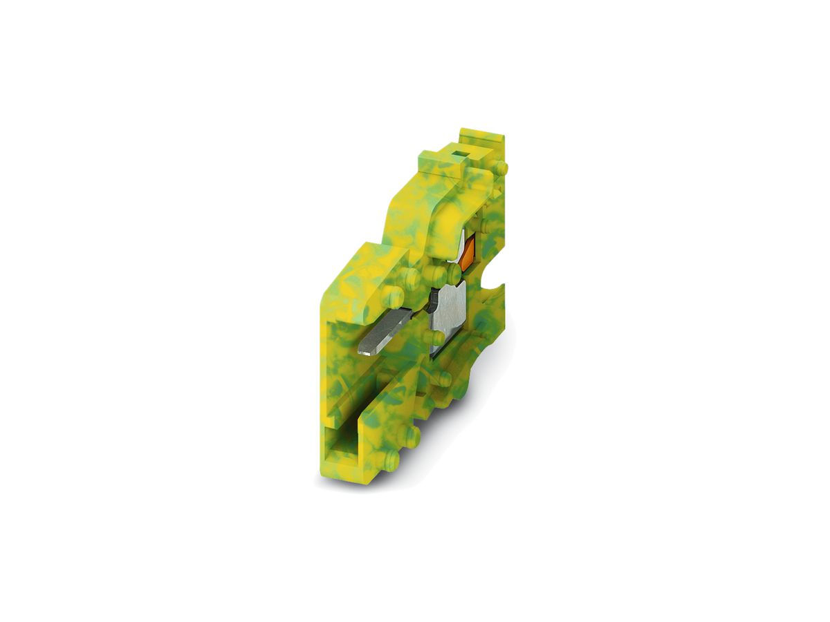 Kupplung Phoenix Contact 1L 0.14…1.5mm² grün/gelb mit Push-in-Anschluss/L