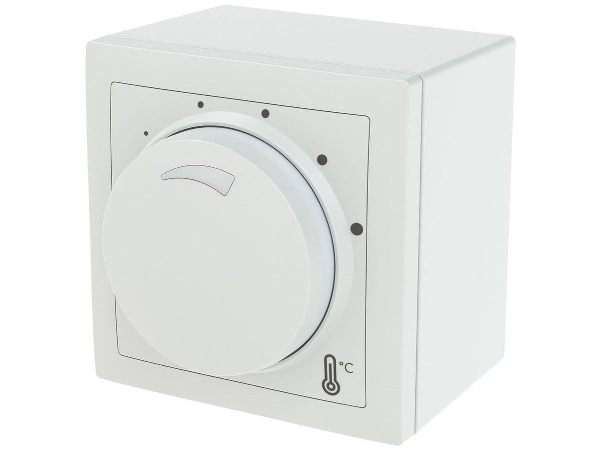 AP-Raumthermostat ABB SIDUS heizen NO 230VAC/10A 5…30°C ws