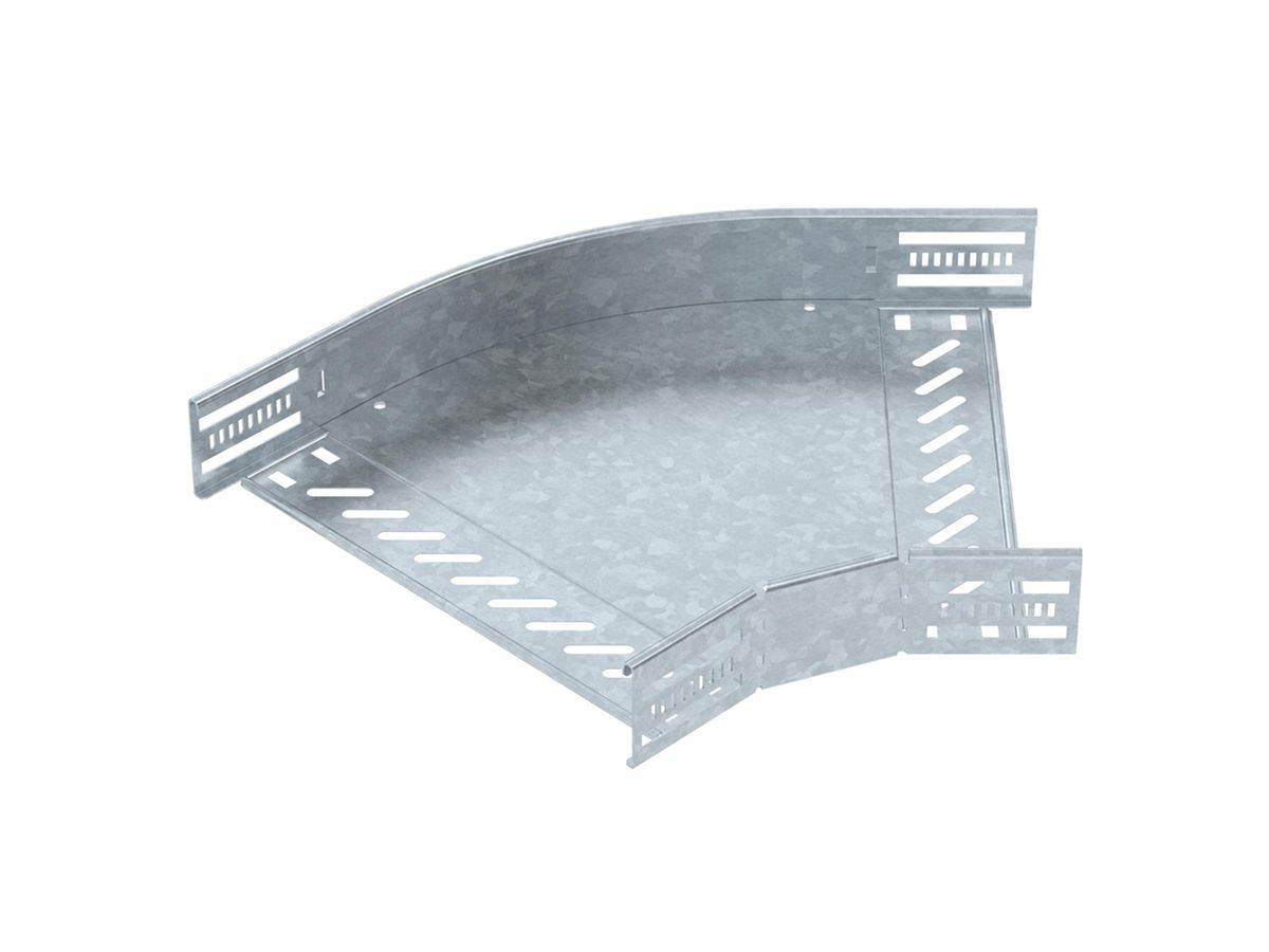 Bogen BET RB 45° 60×300mm Stahl feuerverzinkt