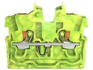 Durchgangsklemme WAGO TOPJOB-S 2250 1mm² 2L ohne Rastfuss grün/gelb