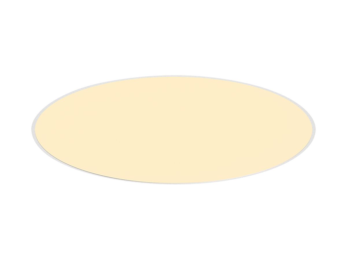 EB-LED-Deckenleuchte SLV MEDO 40 EL 28W 3300lm 3000/4000K Ø390 weiss ohne Rahmen