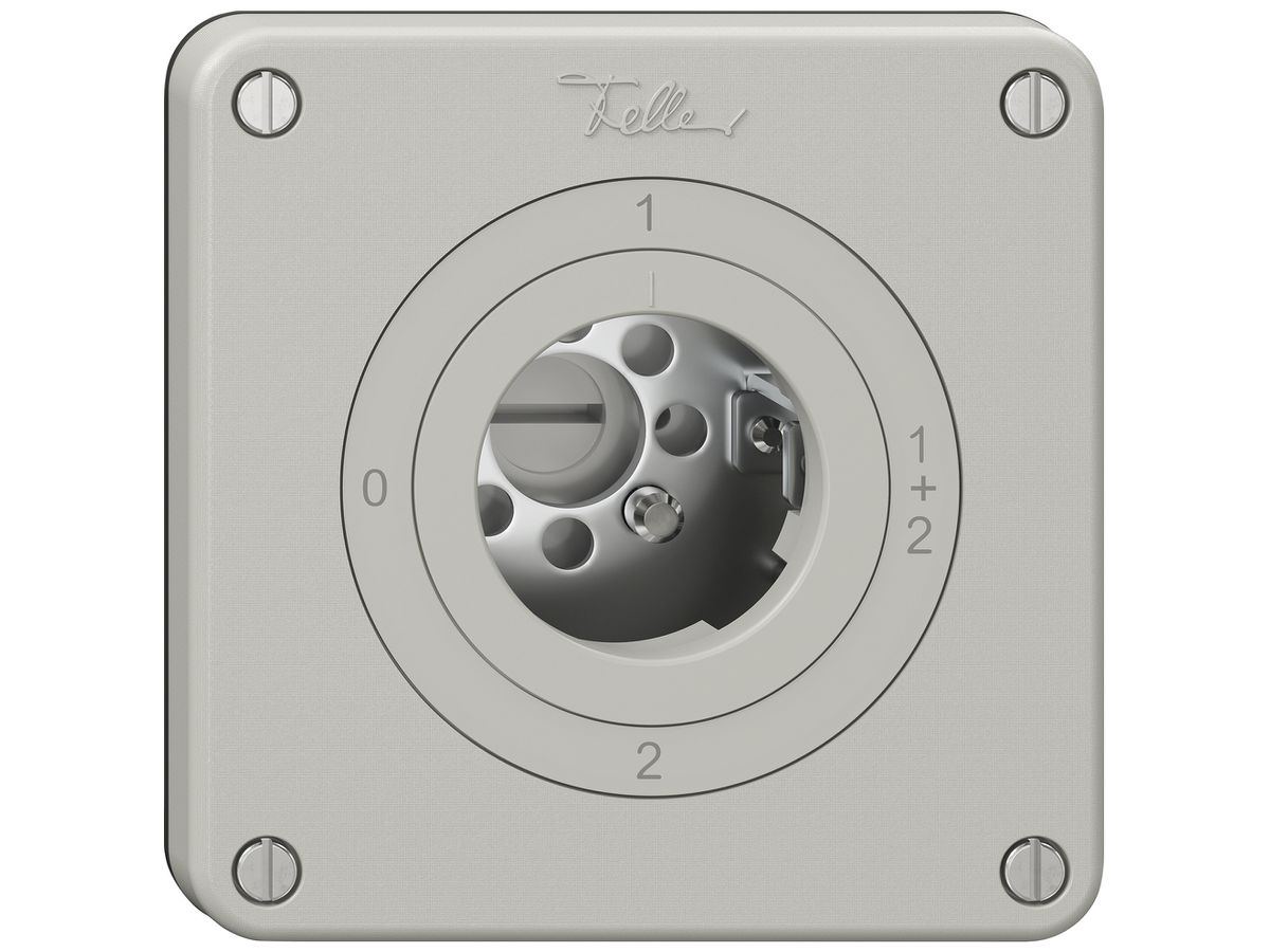 Schlüsselschalter NEVO SNAPFIX® Serienschalter 16A 400V 0-1-1+2-2 lgu