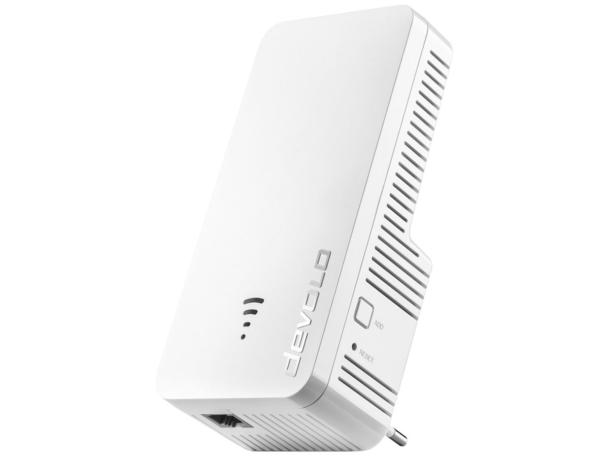 Repeater devolo 2402Mbit/s 2.4+5GHz 1×LAN GbE weiss