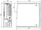 Selektivitätsmodul Siemens SITOP, IN: 24VDC/72A, OUT: 24VDC/8×10A, schaltend