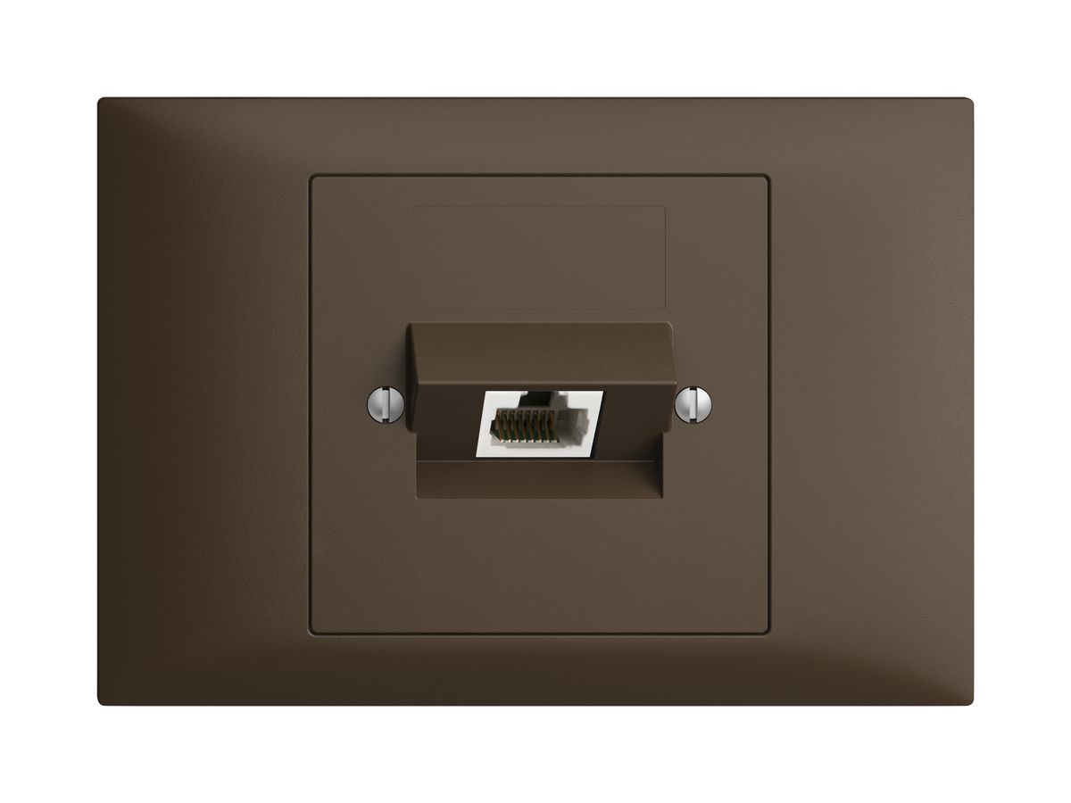 EB-Dose 1×RJ45/u 8P ITplus EDIZIOdue coffee