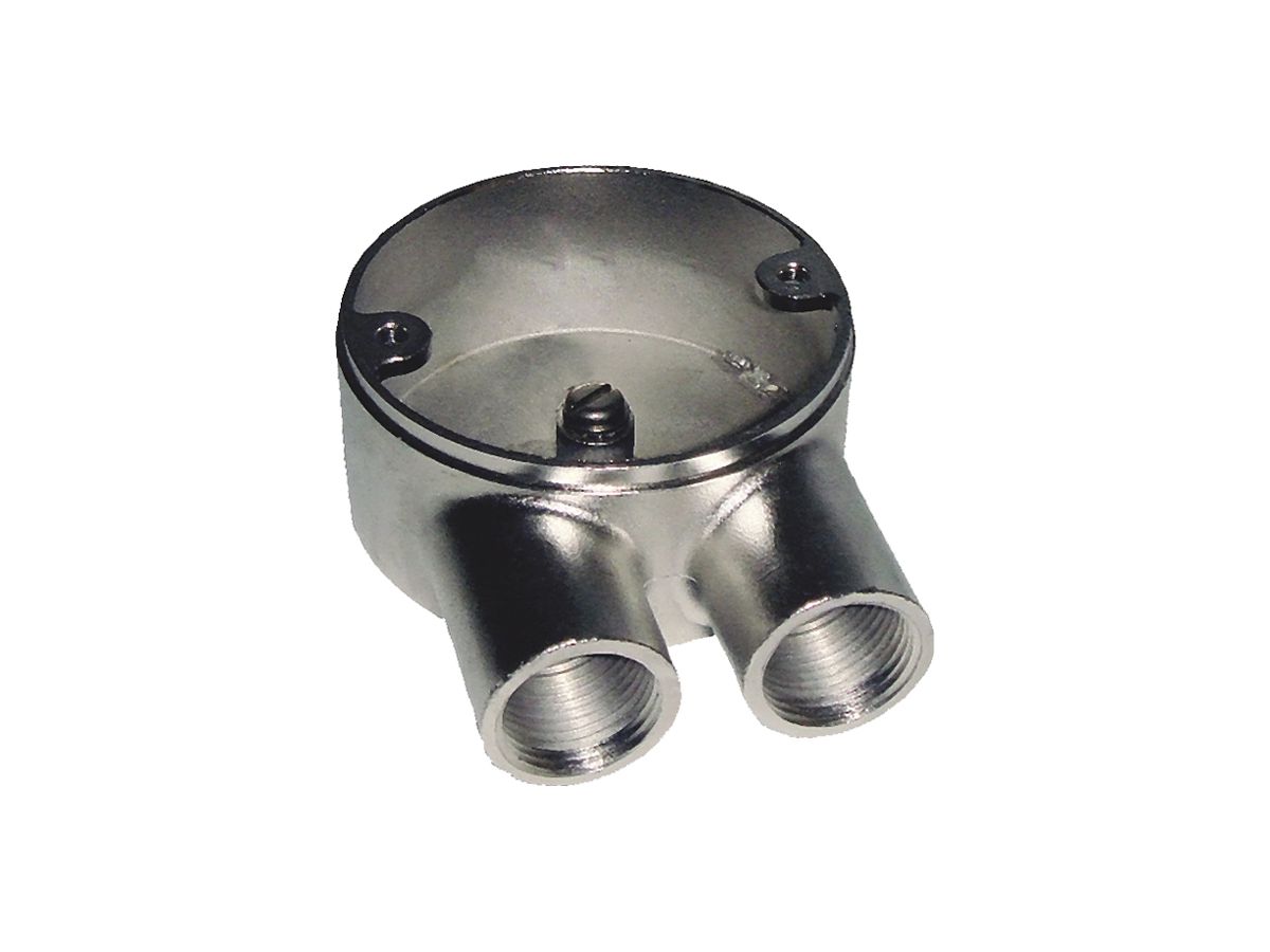 Gehäuse U rund 60mm Stahl rostfrei M25
