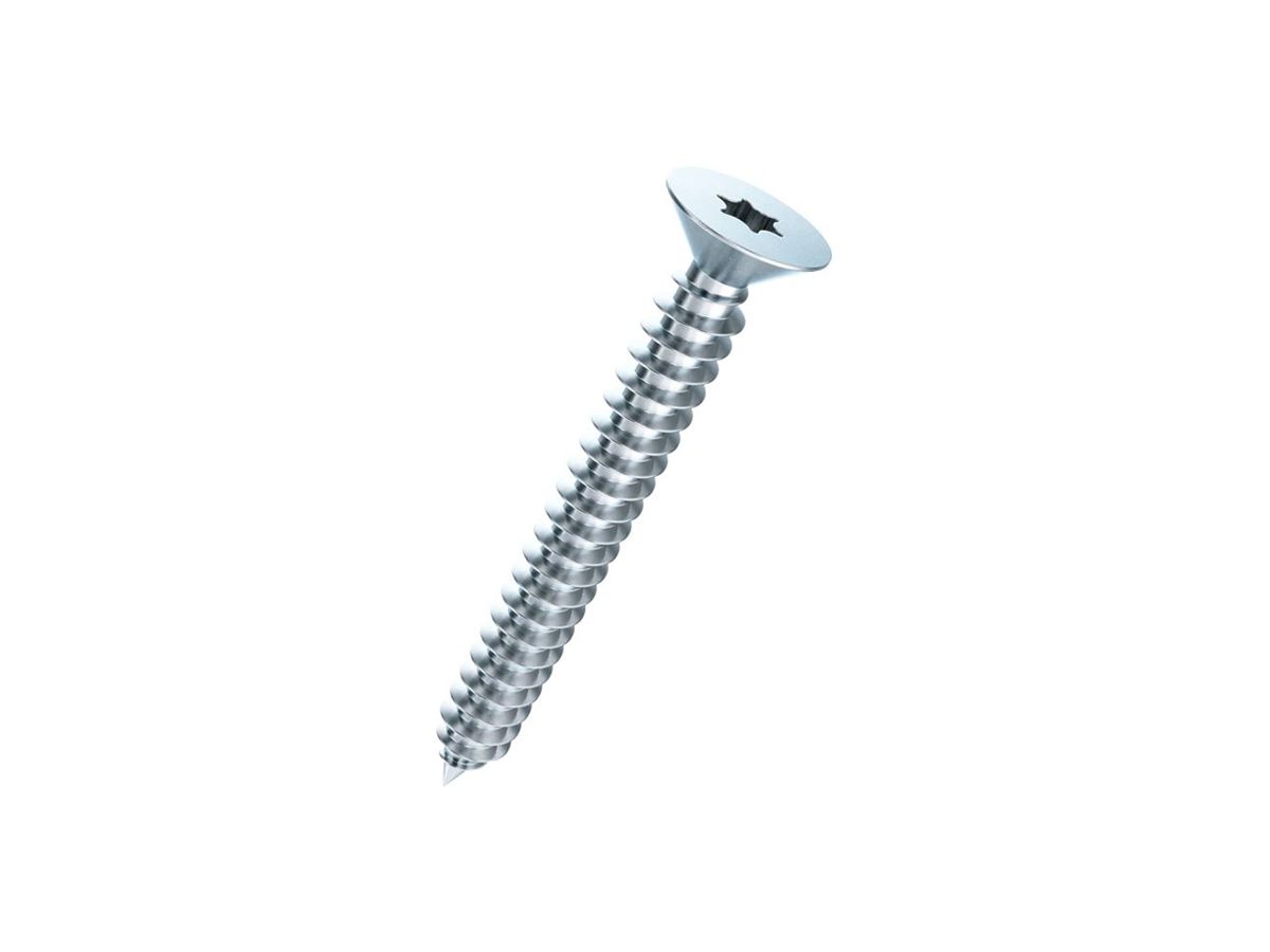 Spanplattenschraube FERRONORM Trompetenkopf TX 15 Ø3.5×12mm Stahl verzinkt