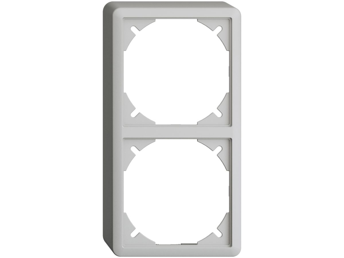 Kappe EDIZIOdue 39mm I-I hellgrau für Kombination vertikal/horizontal
