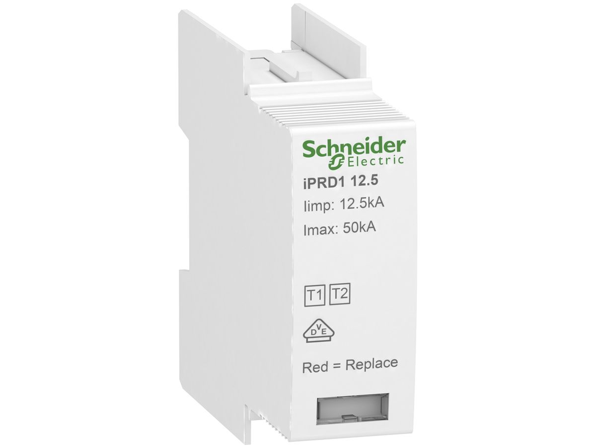 Steckmodul Schneider Electric Acti9 iPRD1 C12.5r L/PE für Überspannungsableiter