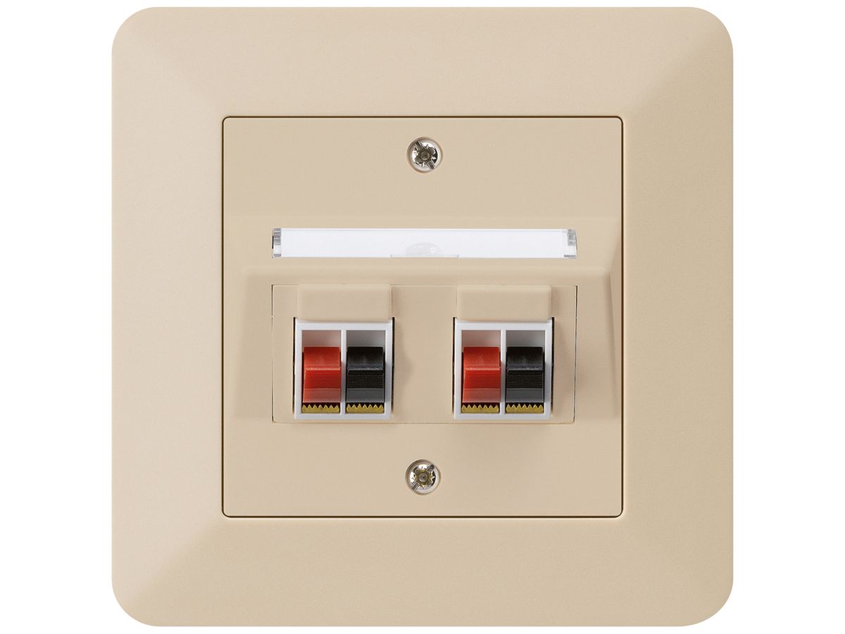 UP-Audiodose kallysto.trend 2-fach beige Klemmanschluss 2 Lautsprecher