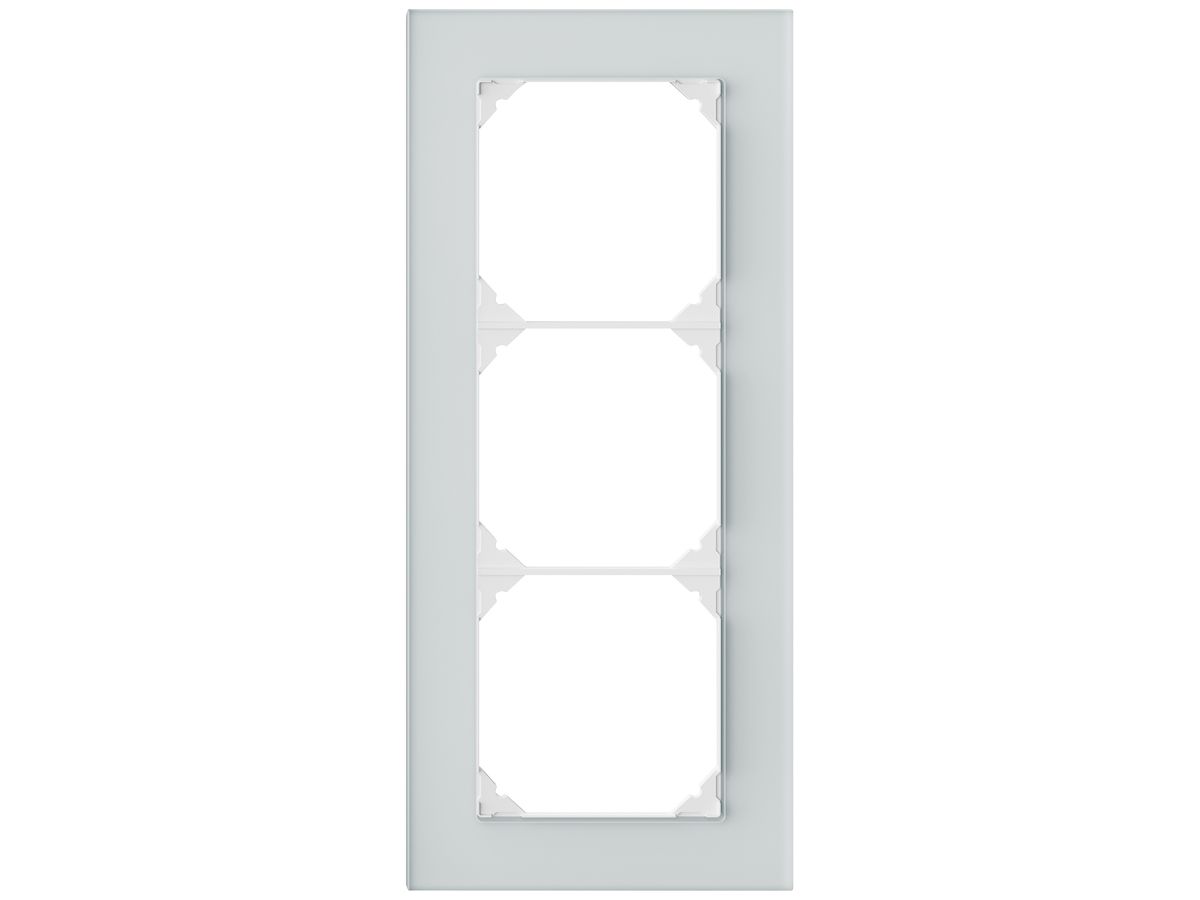 UP-Abdeckrahmen EDIZIO.liv prestige SNAPFIX® 3×1/1×3 214×94mm spiegel satin