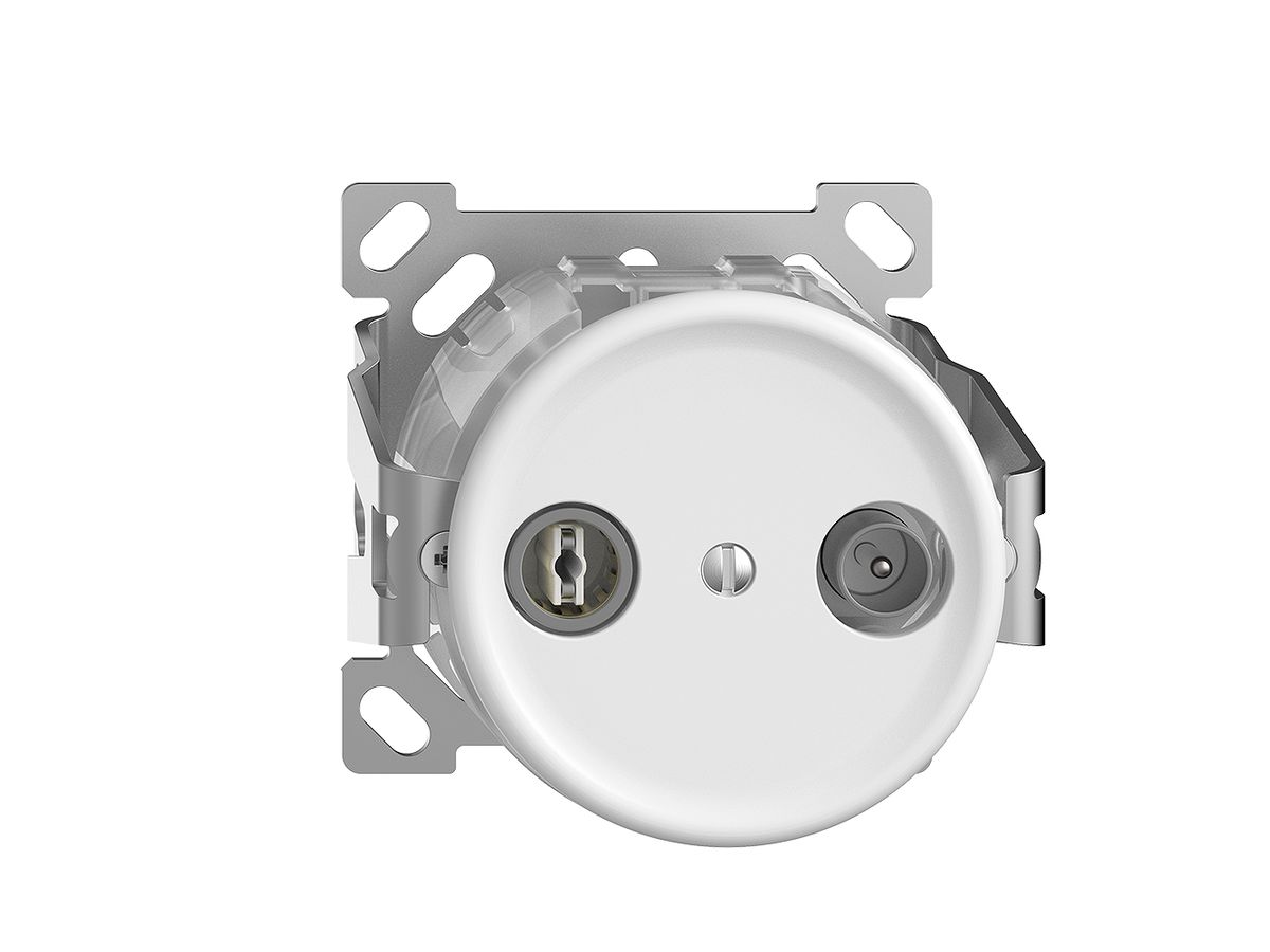 AP-TV-R-Dose STANDARDdue 15dB weiss Breitbanddose 5…2000MHz, QX54