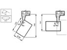 LED-Spot CoreLine ST151T 27W 3000lm 940 38° 3-Phasen-Adapter weiss
