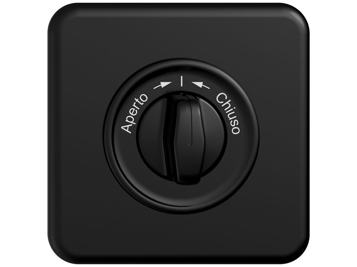 UP-Montageset STANDARDdue SNAPFIX® f.Drehschalter m.Griff Aperto → ← Chiuso sz