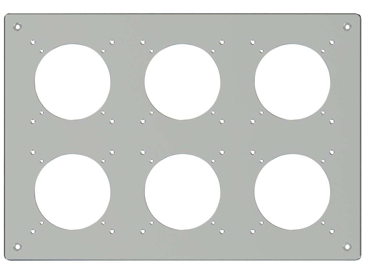UP-Kopfzeile ELEMENT SNAPFIX® 2×3 325×225mm aluminium