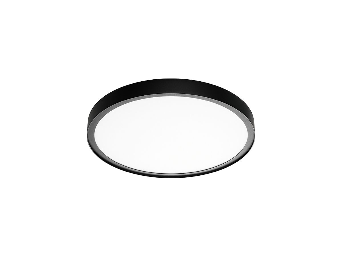 LED-Anbauleuchte SG Disc 480 36W 3280lm 830 DIM Ø470mm schwarz