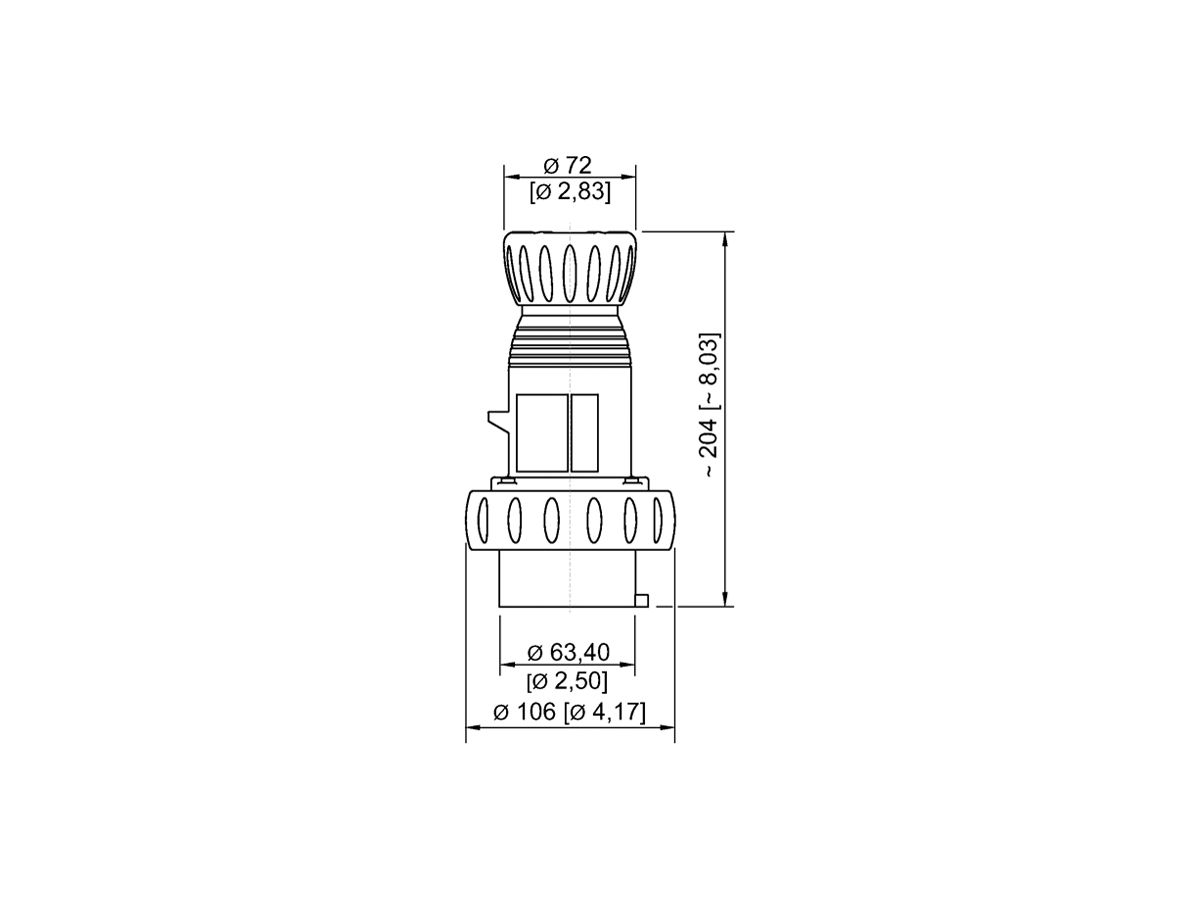 Stecker 7571 5L 32A 415V