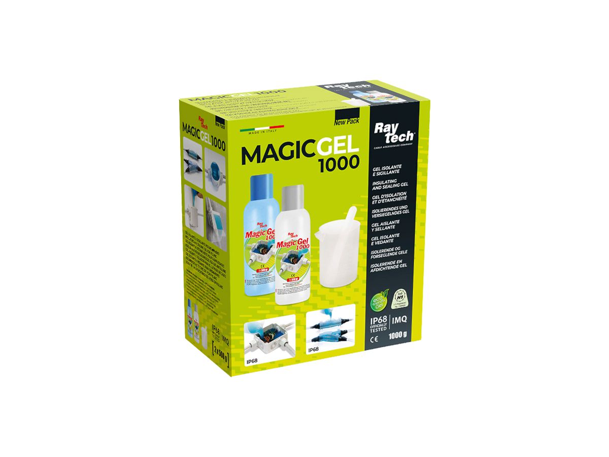 Isolierender Elastomer Raytech Magic Gel 2 Flaschen 1L