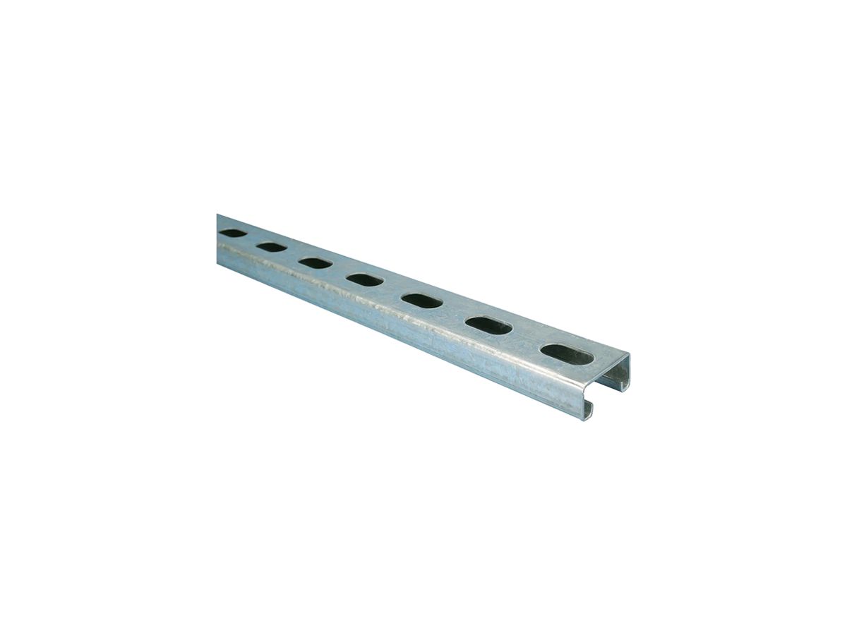 Montageschiene nVent CADDY Typ C, mit Langloch, Stahl, PG, 3000×21×41×2mm
