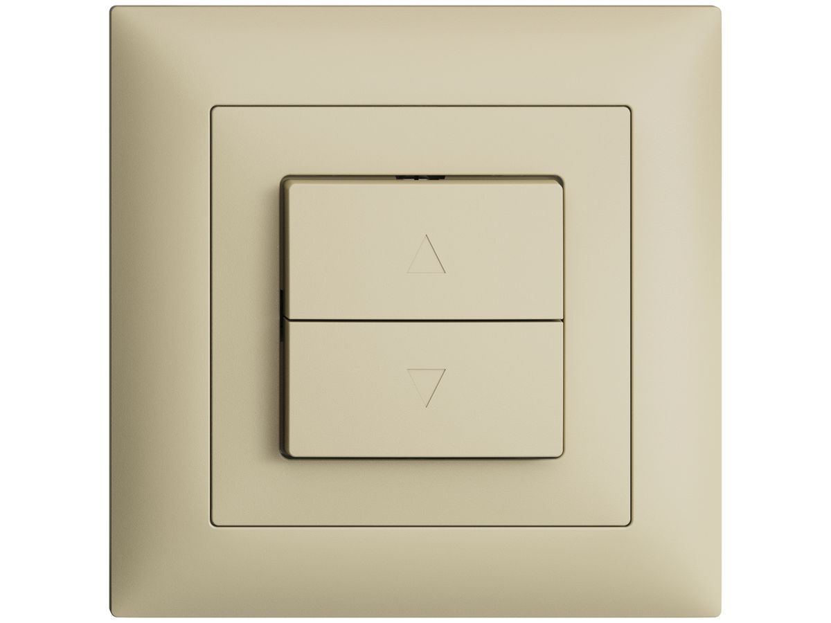 UP-Frontset EDIZIOdue FMI vanille für Storentaster/-schalter