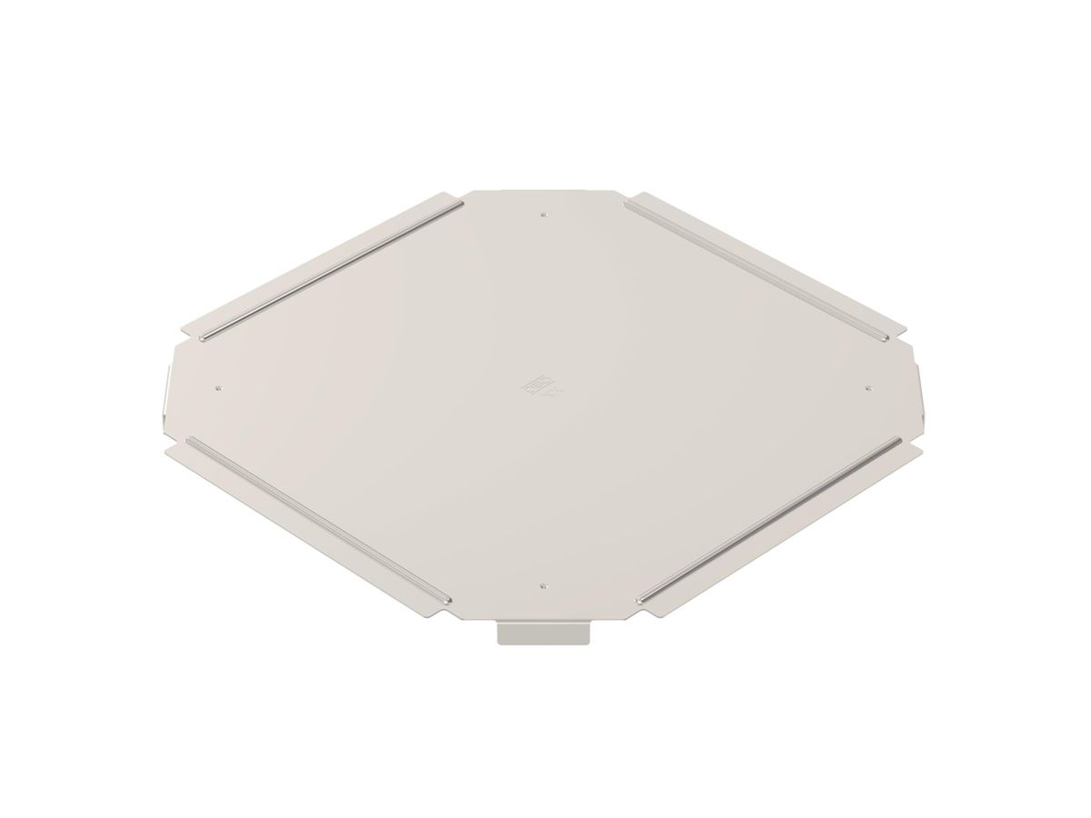 Deckel BET RKD zu Kreuzstück 200mm Edelstahl A2 blank