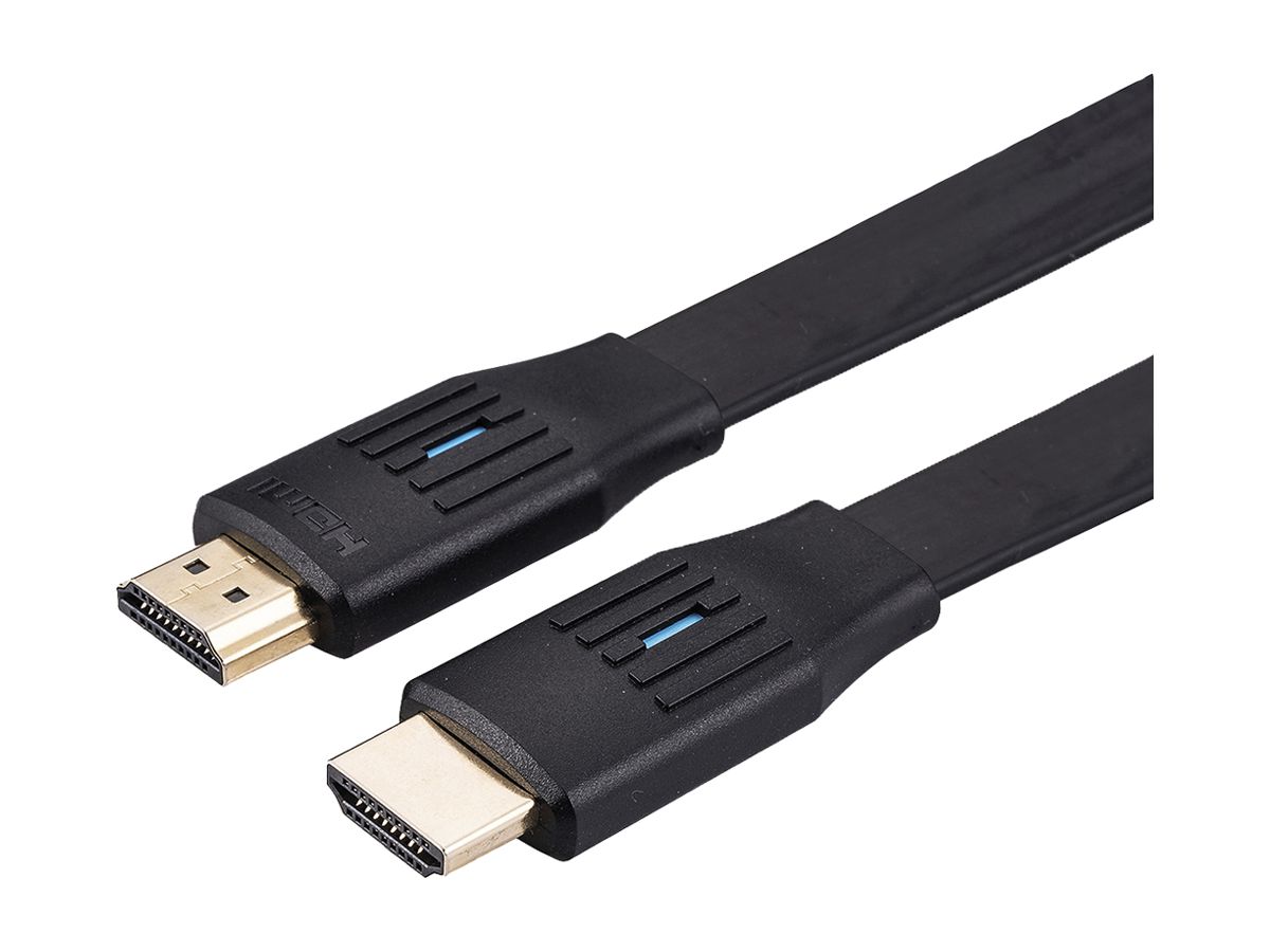 HDMI-Kabel VALUE 8K@60Hz (HDMI 2.1) HDR 3D Ethernet flach schwarz 2m