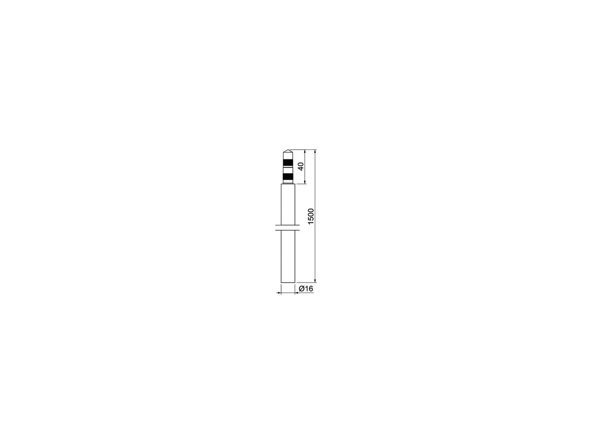Staberder BET Ø16×1500mm Edelstahl 316 (V4A) unbehandelt