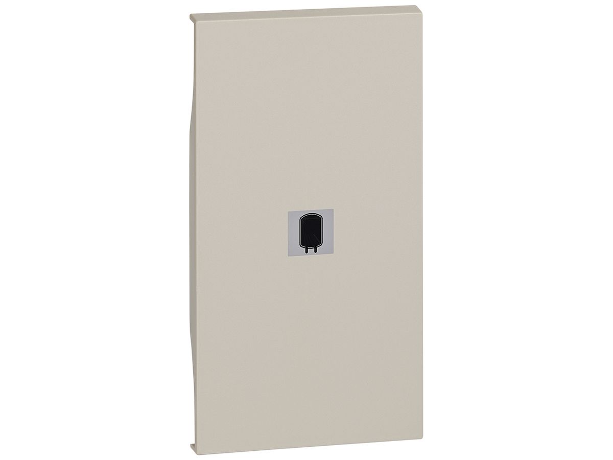 Tastenabdeckung Living Now 2 Module beleuchtbar mit Symbol Boiler sand