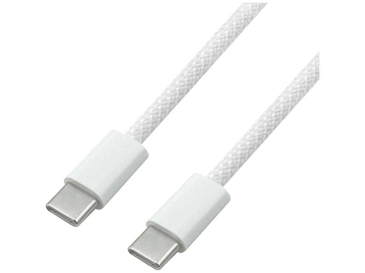 USB-Kabel VALUE USB-C/USB-C (USB 2.0) 480Mbit/s 60W weiss 3m