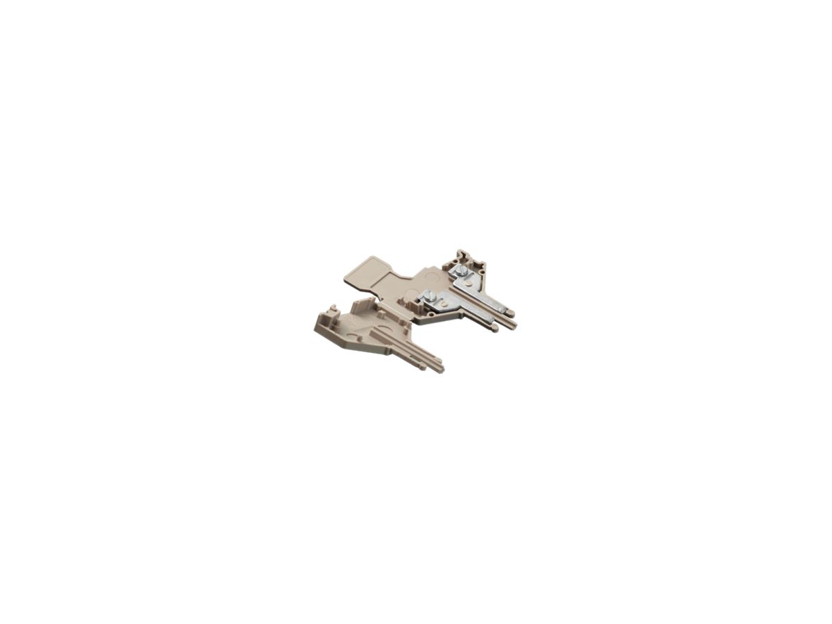 Bauelementstecker Weidmüller BEST/DRBR für Reihenklemmen, gesteckt, beige