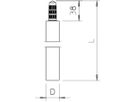 Staberder Bettermann 1.5m Ø25mm Stahl tauchfeuerverzinkt 130µm
