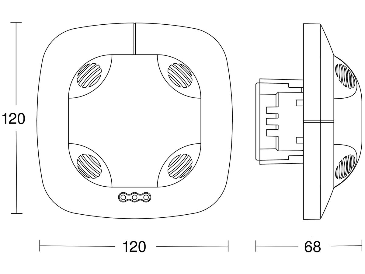 EB-Präsenzmelder Steinel US COM1 360° h=2.8m Ø10m