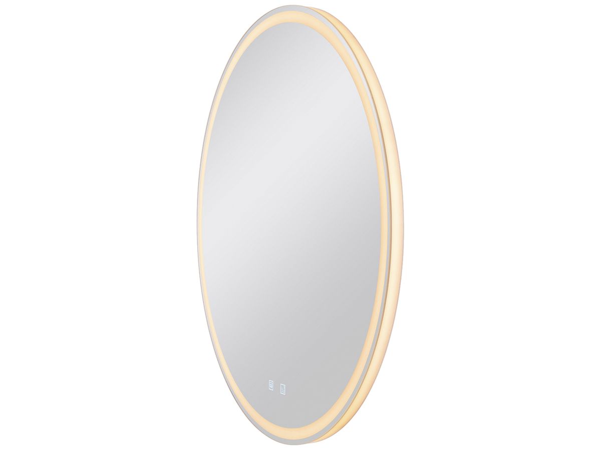 LED-Wandleuchte SLV TRUKKO 80 Spiegel 23W 1210lm 930/940/965 IP44 Ø790mm Chrom