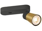 Spot SLV PURI 2.0 Cone CW GU10 1×6W DIM Ø55×150×87mm schwarz/gold