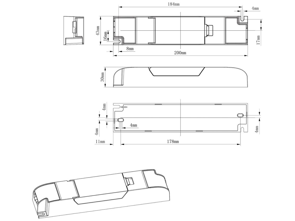 Notlicht-Set LEDVANCE 2.2W LED 3h