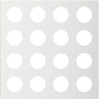 NUP-Kopfzeile Feller NEVO, 4×4, für N.CO-Apparate, weiss