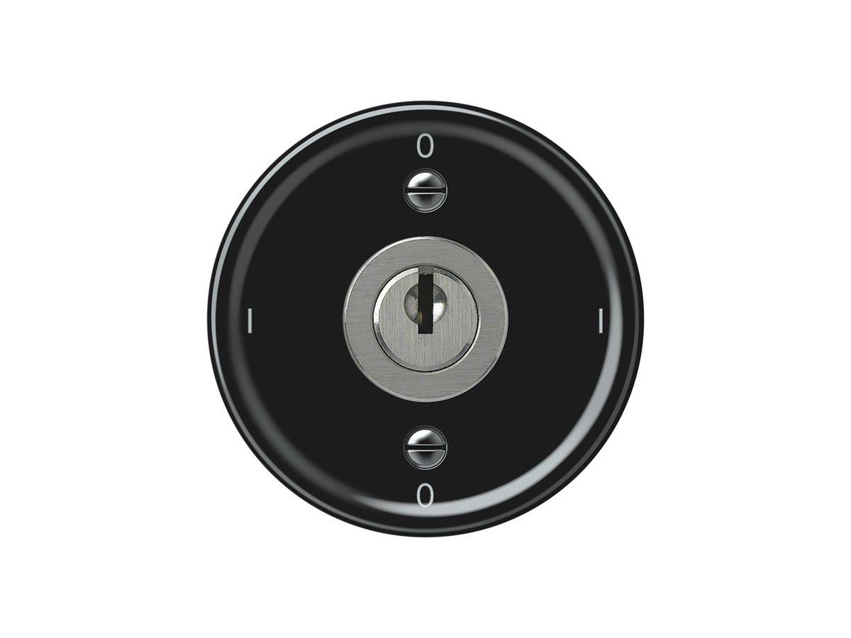 Schlüsselschalter origin Ausschalter 0/3L 16A 250V 0-I-0-I 60×60mm schwarz